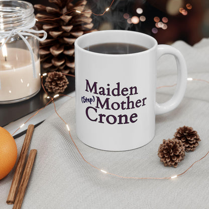 Witchy Stepmom Mug, Maiden Mother Crone, Wiccan Gift