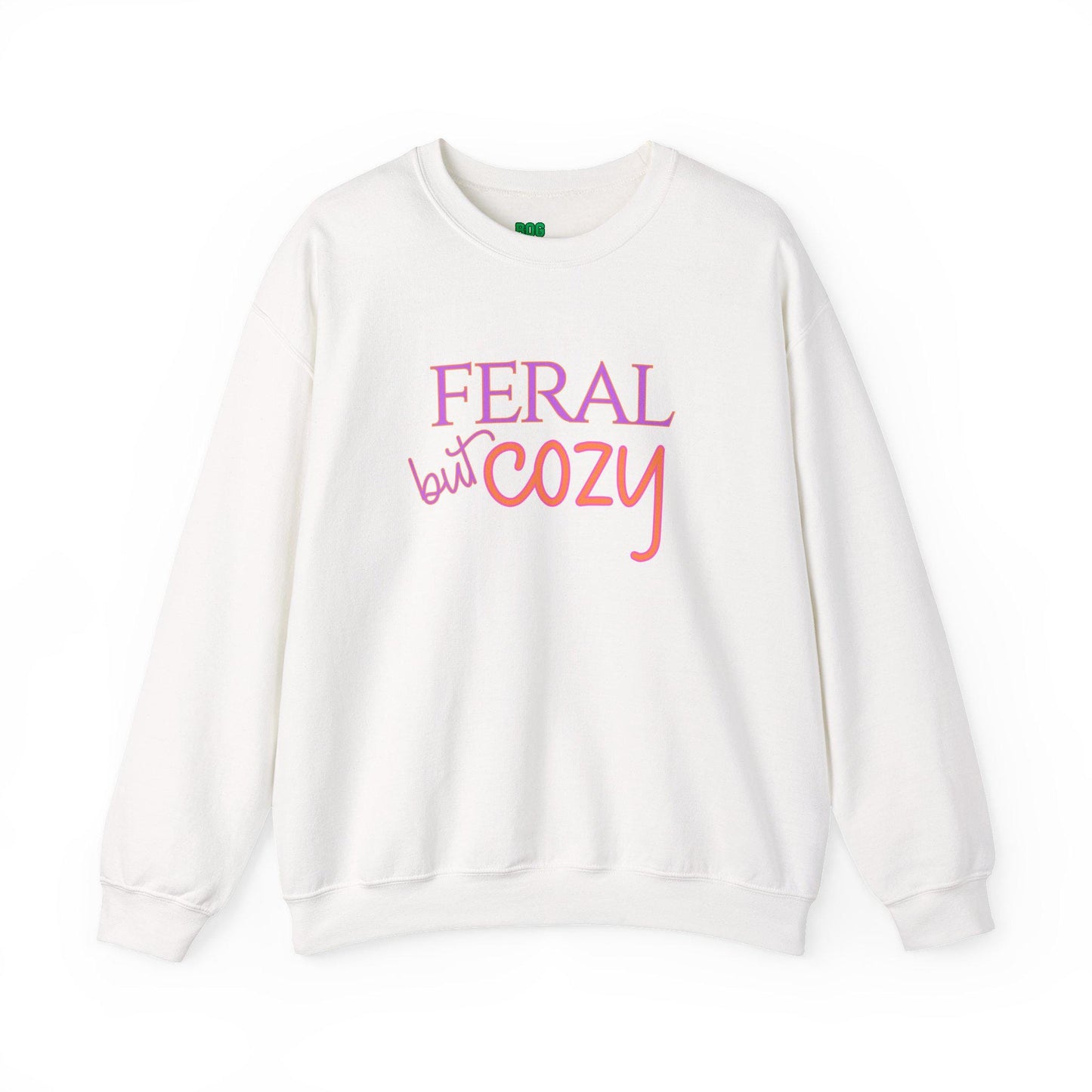 Feral but Cozy Crewneck Sweatshirt