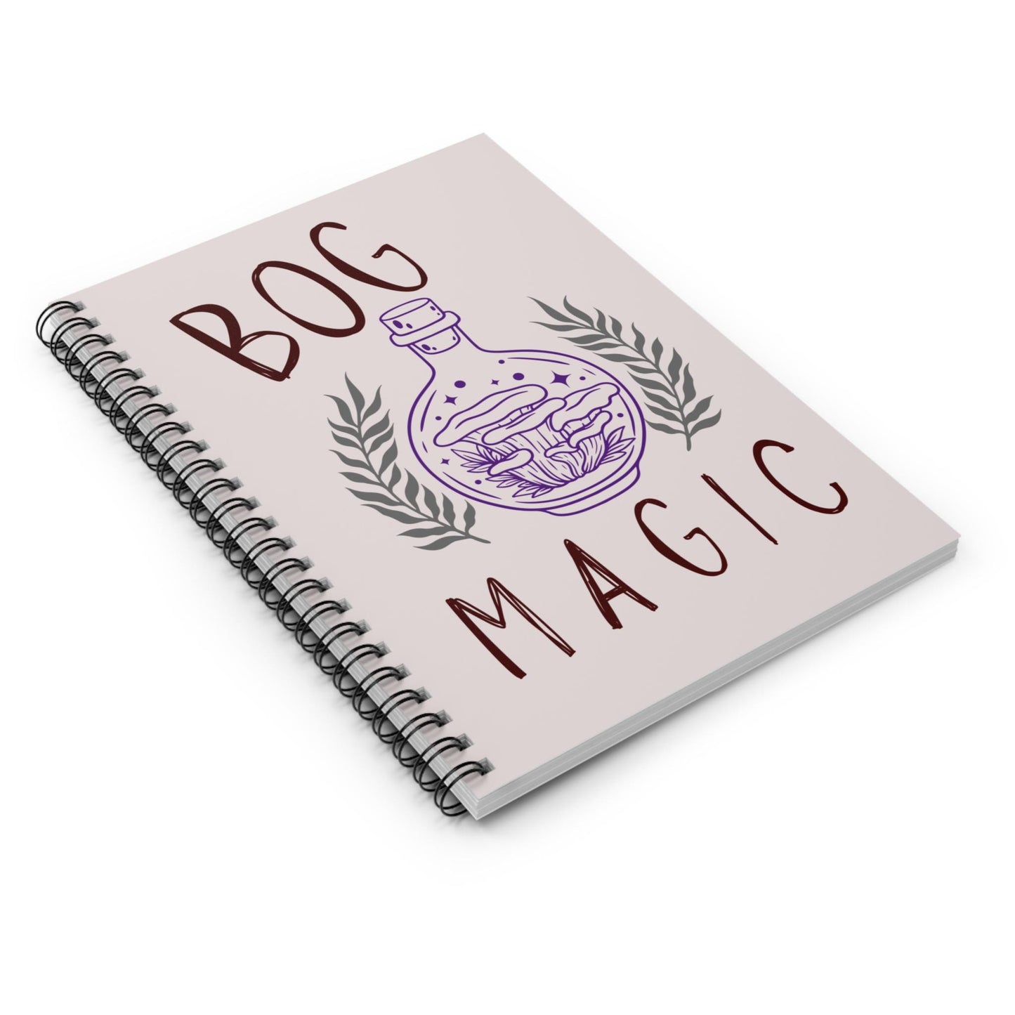 Bog Magic Spiral Notebook Ruled Journal